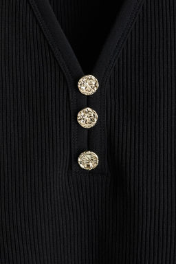 Top de canale con botones - H&m фото 5