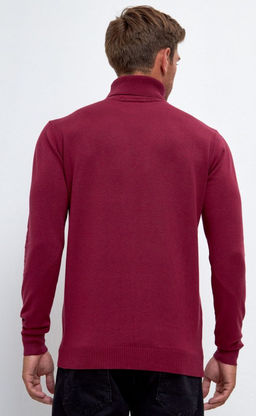 Водолазка мужская F121-01-868 бордовая - Fine joyce фото 15