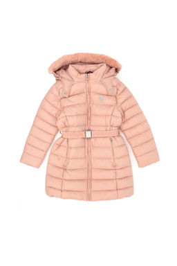 U. S. Polo Assn Пудровое пальто для девочки - U.s. polo assn фото 6
