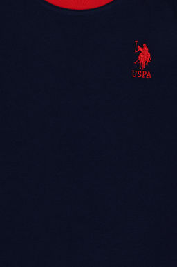 Футболка U.S. Polo Assn для мальчиков хлопок темно-синяя  фото 14
