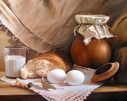 Картина по номерам на холсте и подрамнике 40х50 см