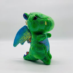 Мягкая игрушка брелок Дино с цветными чешуйками 13 см в ассортименте - Storyland фото 8