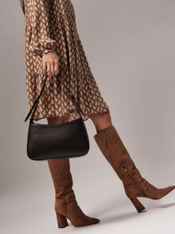 Сумка багет Deboro 31046 темно-коричневый