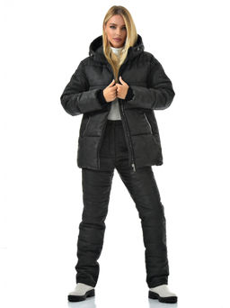 Куртка зимняя с капюшоном на синтепоне