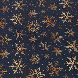 Цена за 10 шт. Бумага упаковочная глянцевая «Снежинки», двусторонняя,70×100 см