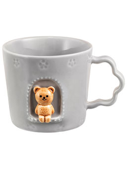 Кружка 250 мл 12*9,5*7,5 см "Медвежонок в домике" фарфор