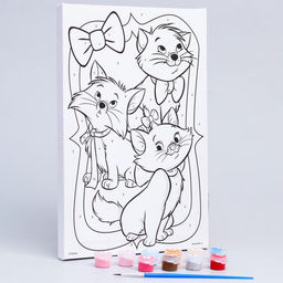 Картина по номерам, 20 х 30 см Друзья, Кошечка Мари - Disney фото 3