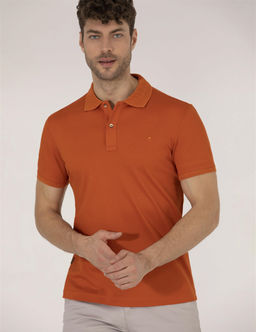 Kahverengi Regular Fit Polo Yaka Merserize Ti__rt - Pierre cardin фото 3