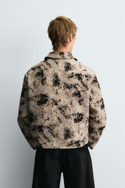 TEXTURED JACQUARD JACKET - Zara фото 3