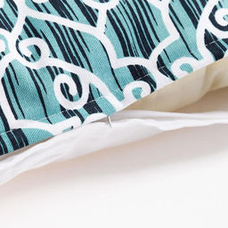 Наволочка декоративная 40х40 см, Pattern mint, 100% хлопок - Этель фото 3