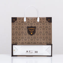 Цена за 10 шт. Пакет «Брендовый», мягкий пластик, 30×30 см, 100 мкм