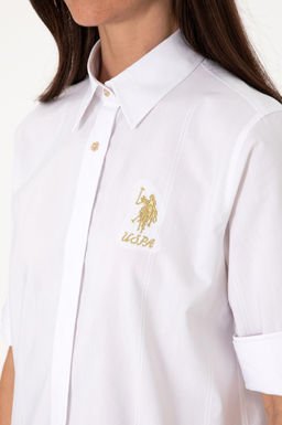 Kad_n Beyaz Uzun Kollu G_mlek Sepette S_rpriz _ndirim - U.s. polo assn фото 7