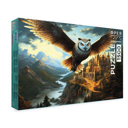 ФРЕЯ Пазл 1500 элемент. PZL-1500/31 Сова над зачарованным замком
