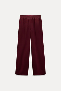 WIDE-LEG CREPE TROUSERS - Zara фото 6