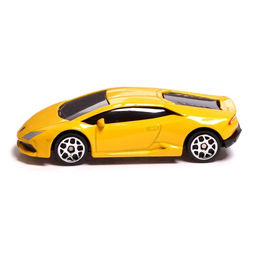 Машина металлическая LAMBORGHINI HURACAN LP610-4, 1:64, цвет жёлтый - Автоград фото 2