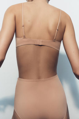 BRALETTE WITH POLYAMIDE STRAPS