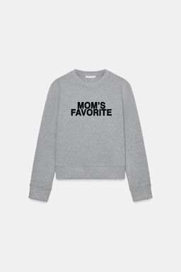 FRONT SLOGAN SWEATSHIRT