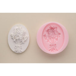 Молд силиконовый №1509 "Цветы" 73х55мм