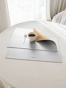 Набор салфеток сервировочных 45x32, 2 шт золото ПВХ