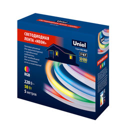ULS-N22 5M/RGB/1.5M IP67 RRP50C01 Комплект светодиодной ленты 5 м. IP67. RGB. Cетевой шнур 1,5 м с контроллером. TM Uniel