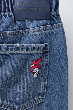 BARREL HELLO KITTY  SANRIO JEANS - Zara фото 4