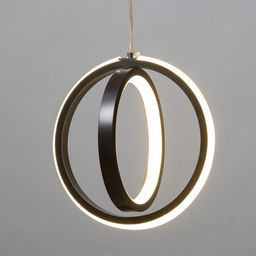 Бра «Ронда» LED 20 Вт 6000К черный 17×77 см