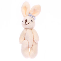 Мягкая игрушка «Кролик с бантом», на подвеске, виды МИКС