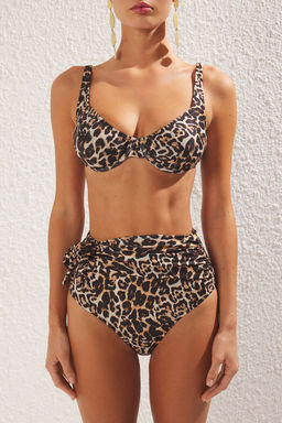 TRENDYOLMILLA Mavi Balkonet Bikini Ustu TBESS24BU00121  фото 33