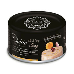 Консервы Cherie для кошек, мусс из курицы с тыквой (Healthy Living) 00-00000241