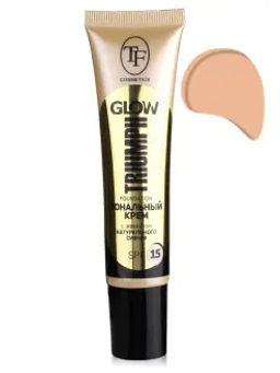Triumpf CTW22 Тональн. крем GLOW TRIUMPH FOUNDATION тон 202 light vanilla/ св.ванилый (30мл)