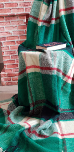 Плед НЗ 100% шерсть Дельта 170х200 см