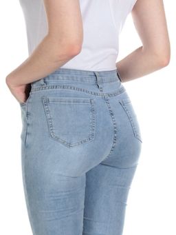 10097 BLUE Джинсы женские AMG JEANS (98% хлопок, 2% лайкра)