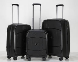 Набор из 3-х чемоданов 11278 Черный