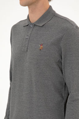Erkek Antrasit Melanj Basic Sweatshirt Sepette S_rpriz _ndirim - U.s. polo assn фото 7