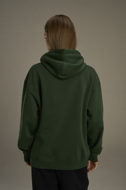 Худи утепленное Зеленый