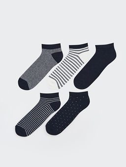 ?izgili Erkek Patik ?orap 5li