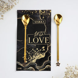 Ложка с подвесом With love, 2,7 х 14, 8 см