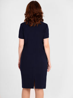 ЭЛЬЗА 1021.1.С1 Платье+ тренч+ брошь - Almond фото 6