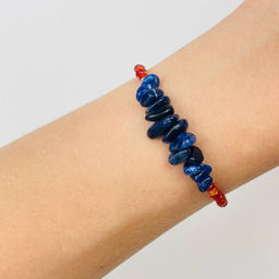 Браслет из Сердолика и Содалита