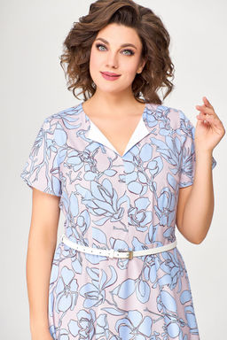 Блуза Swallow 803.2 черный+серебряный узор фото 876