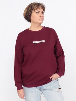 CRB wear/FWMW 60222-24 Джемпер женский,бордовый/Ex.Cherubino