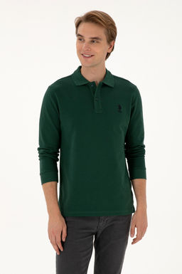 Erkek Koyu Ye_il Basic Sweatshirt Sepette S_rpriz _ndirim - U.s. polo assn фото 3
