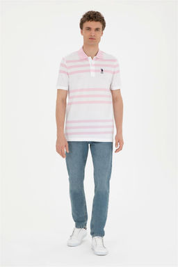 U. S. Polo Assn / Мужская розовая футболка - U.s. polo assn фото 4