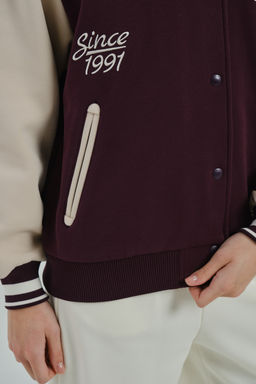 Бомбер утепленный Темно-фиолетовый - Anta фото 5