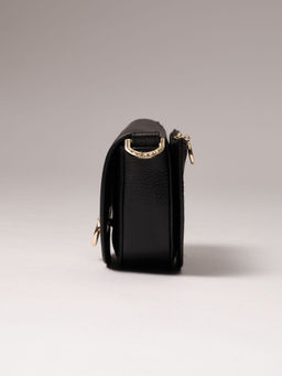 Сумка кожаная кросс-боди Azaro 31032 черная