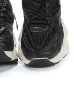 05-6035-1 BLACK Кроссовки женские (искусственные материалы) - No name фото 12