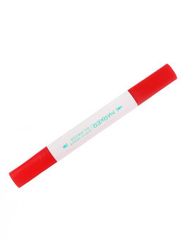 Набор акриловых маркеров, 18 цветов, в пластиковом кейсе, двусторонние