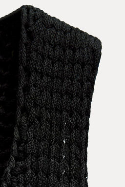 FLORAL KNIT CROCHET TOP - Zara фото 6