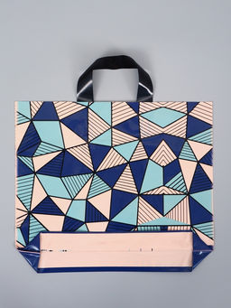 Цена за 50 шт. Пакет с петлевой ручкой "Геометрия" 35 х 30 х 8, см, 60 мкм