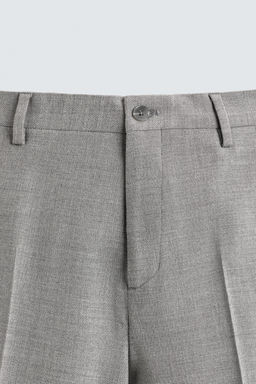 PANTAL?N TRAJE ESTRUCTURA / Gris claro - Zara фото 7